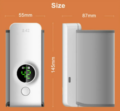 Baby Bottle Warmer - Portable & Wireless design with temperature settings and a baby bottle for easy feeding.