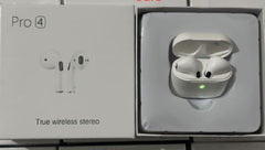i80 TWS Bluetooth Earbuds in charging case with modern white design and wireless stereo capabilities