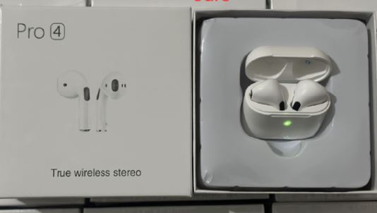 i80 TWS Bluetooth Earbuds in charging case with modern white design and wireless stereo capabilities